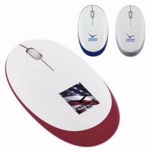 promotional mouse image  with logo printed